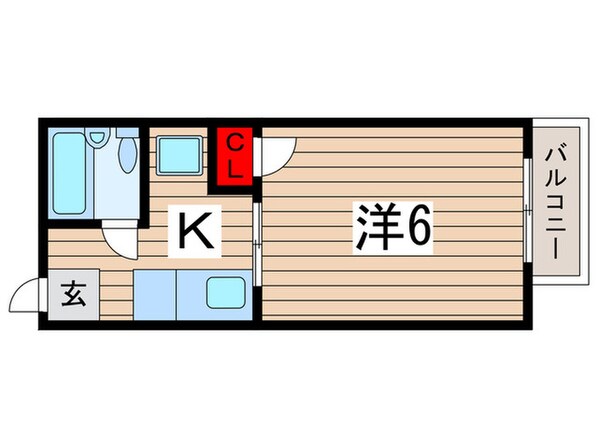 シティハイム稲毛台の物件間取画像